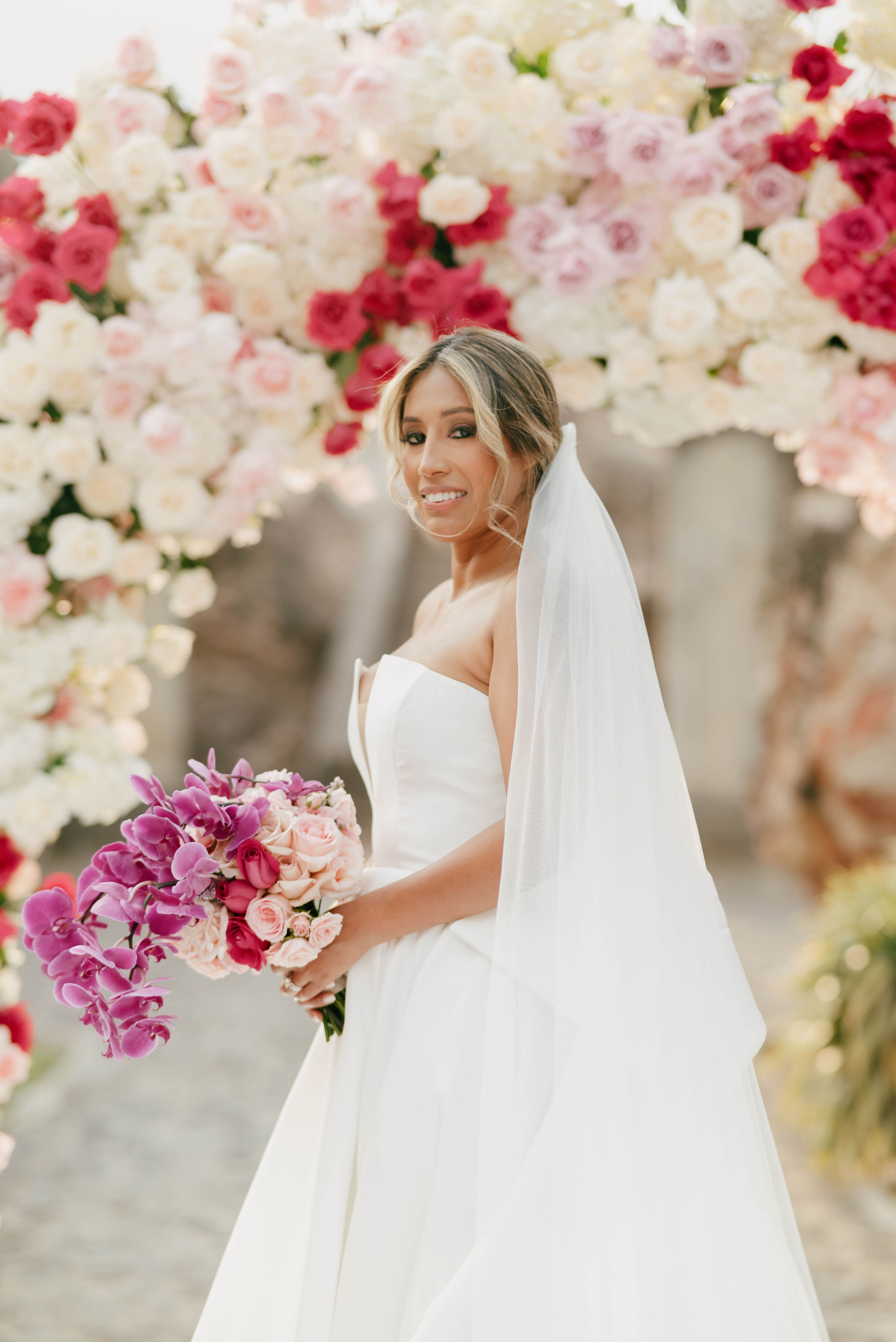 Bride in soft window light